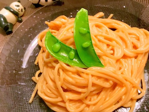 うに麹の冷製豆乳クリームパスタ